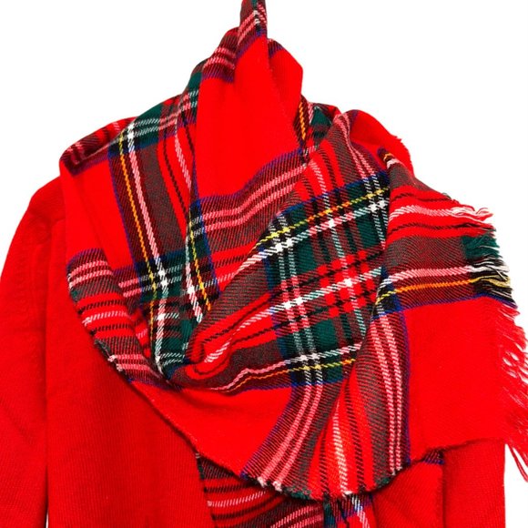 Tartan plaid scarf - Picture 4 of 4
